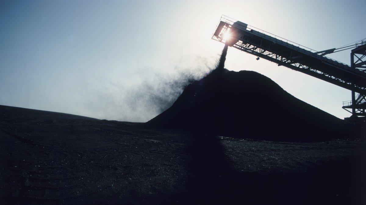 Уголь силуэт