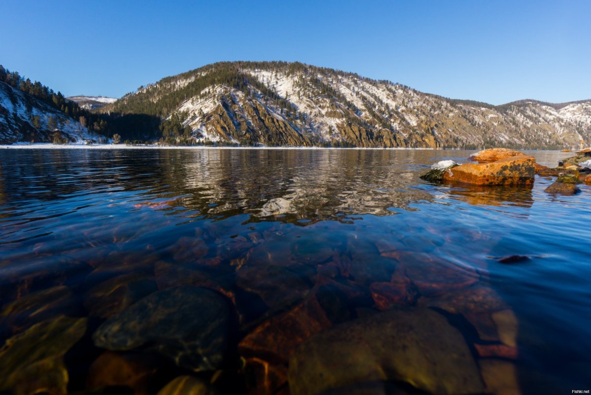 Река Енисей 4к