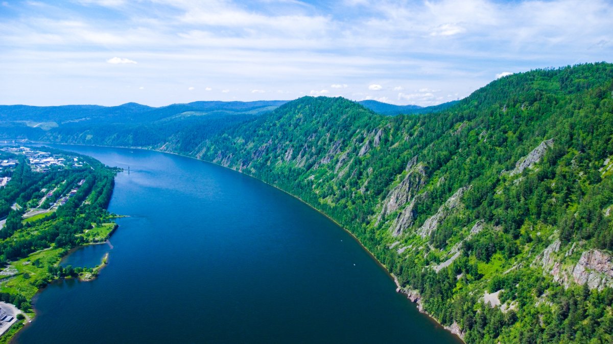 Енисей город Дивногорск