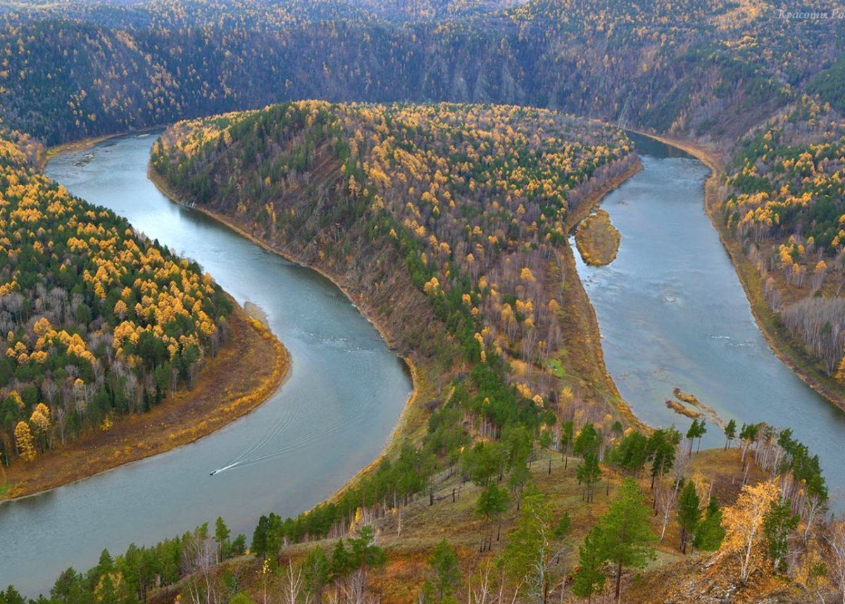 Река Мана Красноярский край Россия