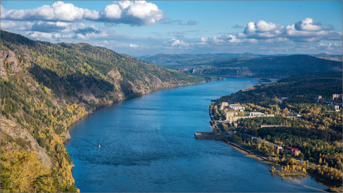 Река Енисей Красноярск