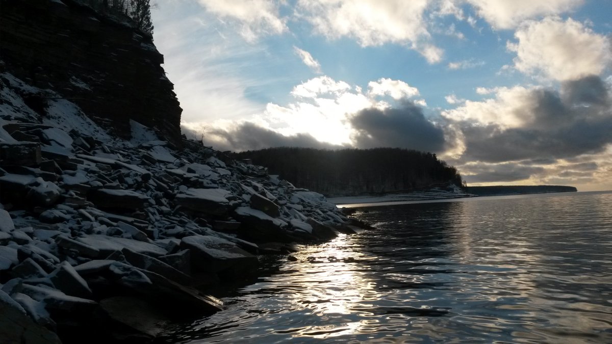 Эстуарий реки Енисей