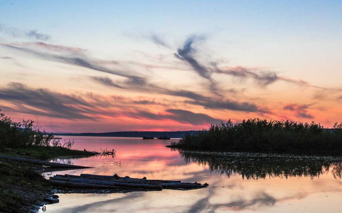 Река Иртыш и Енисей