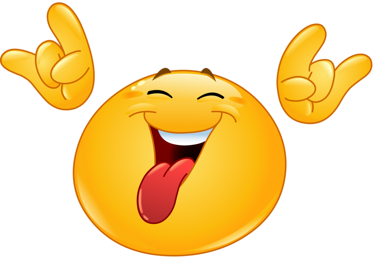 Смайлик дразнилка с языком