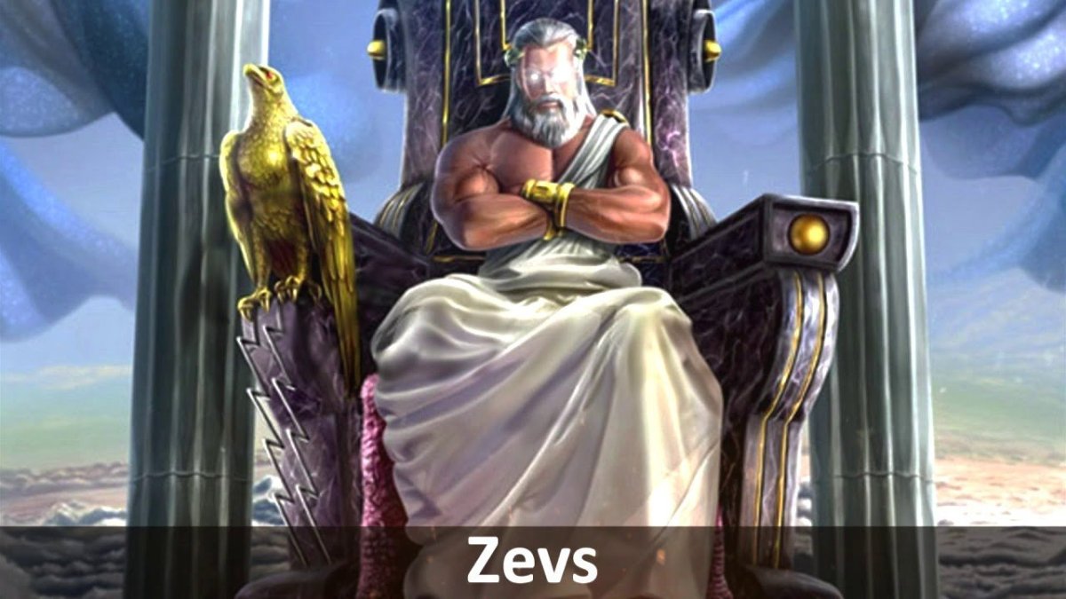 Зевс Бог древней Греции Олимп