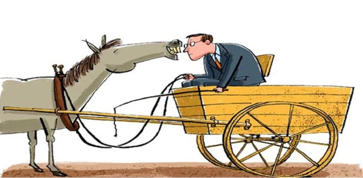 Телега на прозрачном фоне