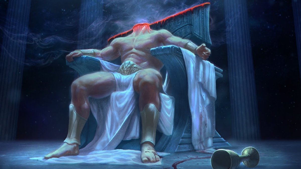 Титан Атлант God of War