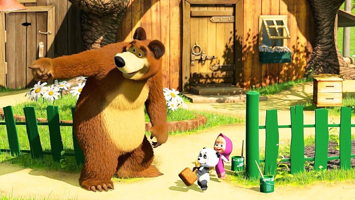 Медведь мульта Маша и медведь