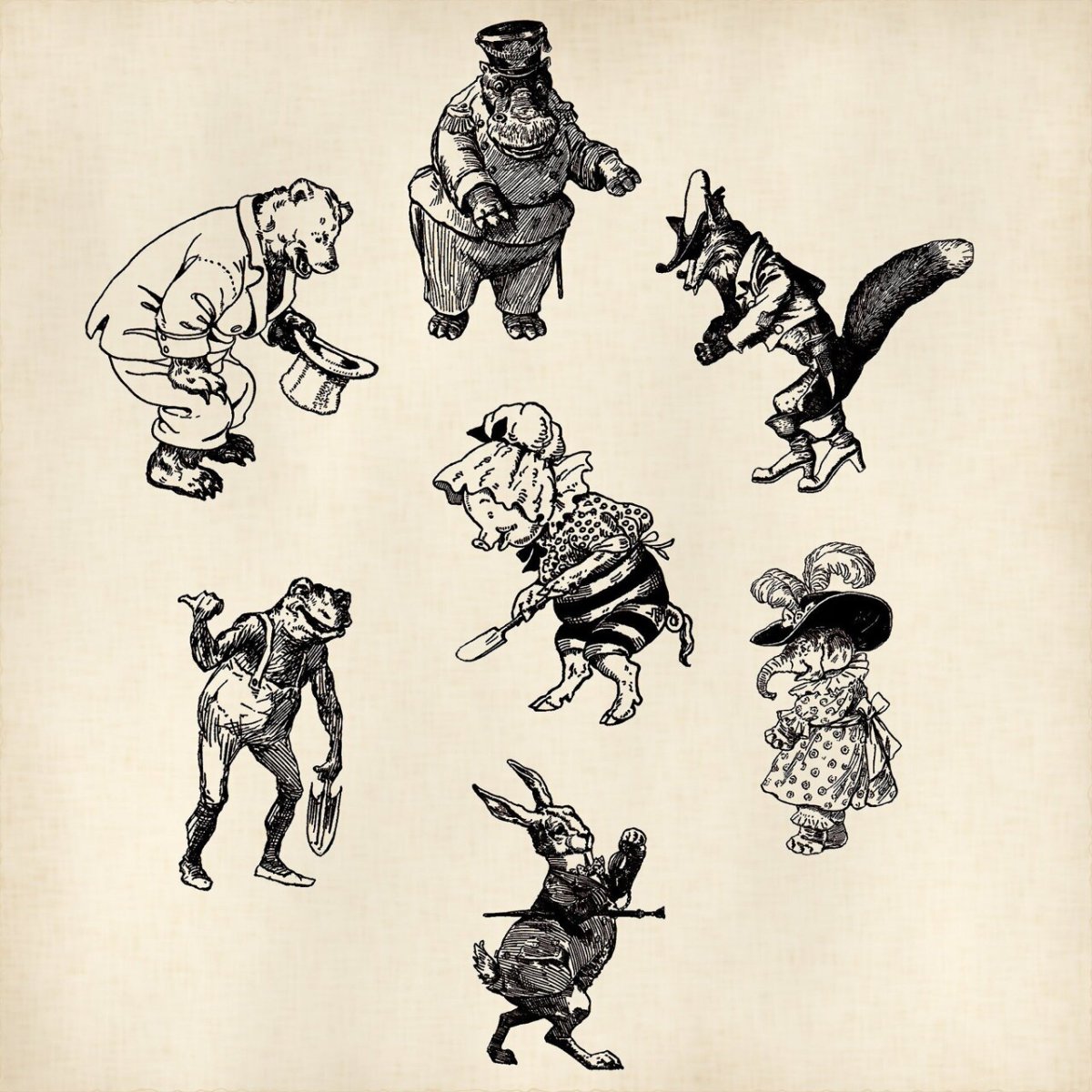 Калифорниец клипарт набросок