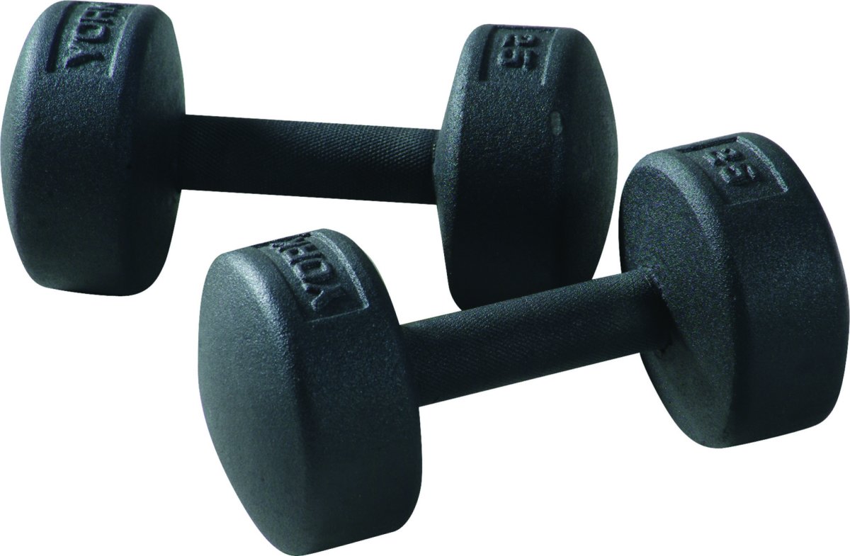 Гантель цельнолитая York Fitness dby400 b26316b 1.5 кг черная