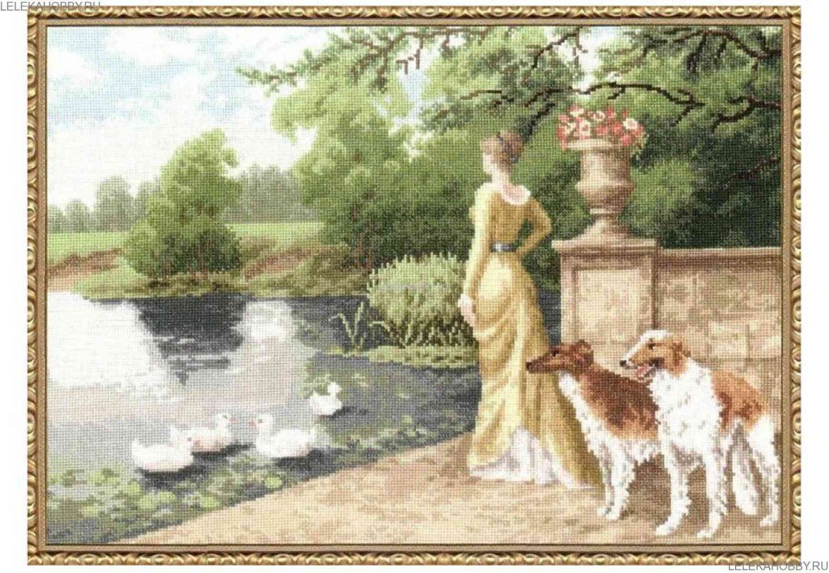 Золотое Руно дама с борзыми