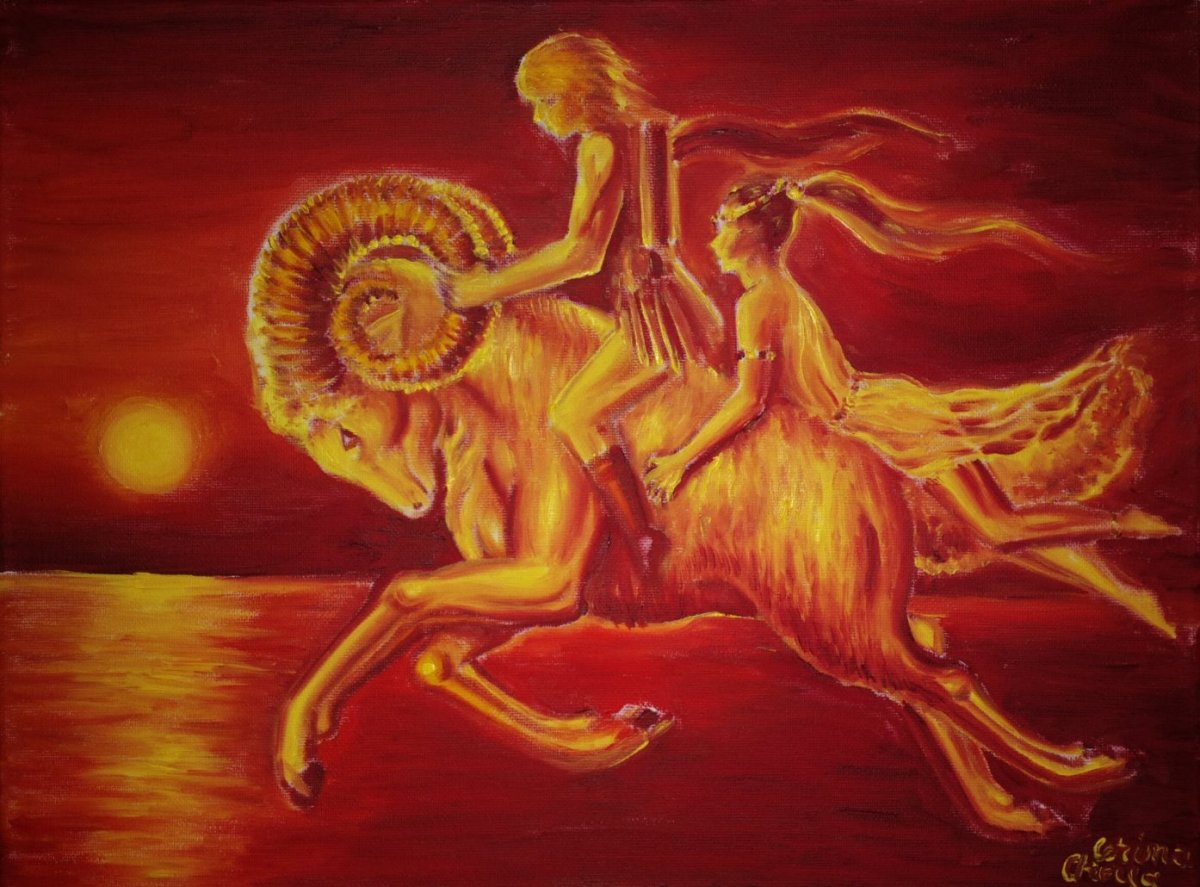 Золотое Руно Фрикс и Гелла