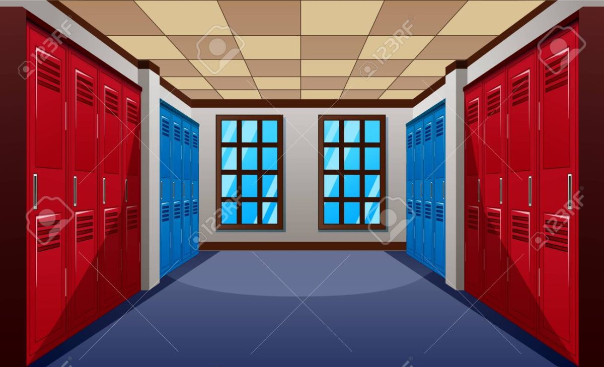 Пустой коридор школы