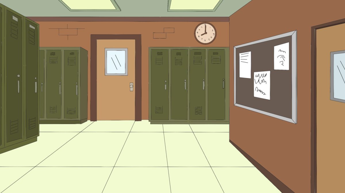 Школьный коридор Южный парк