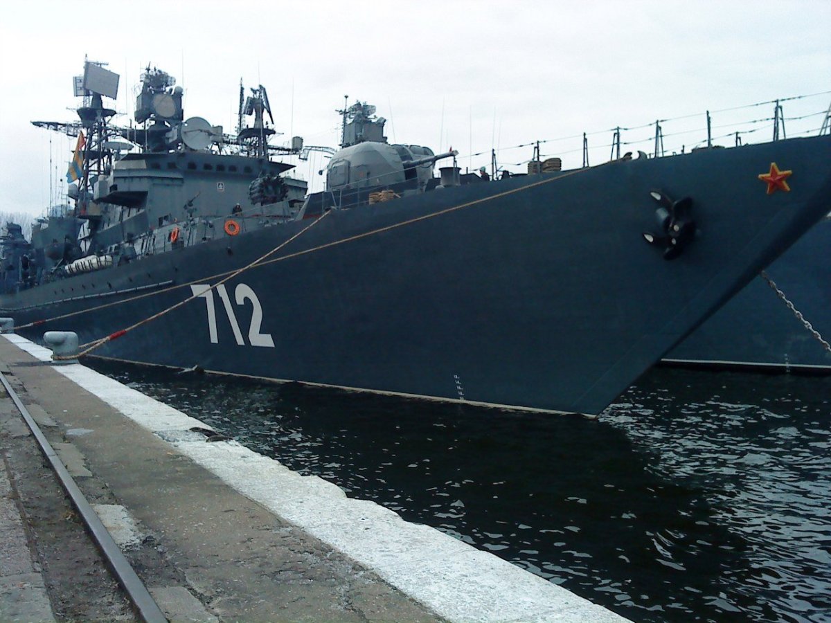 Неустрашимый корабль Балтийского флота