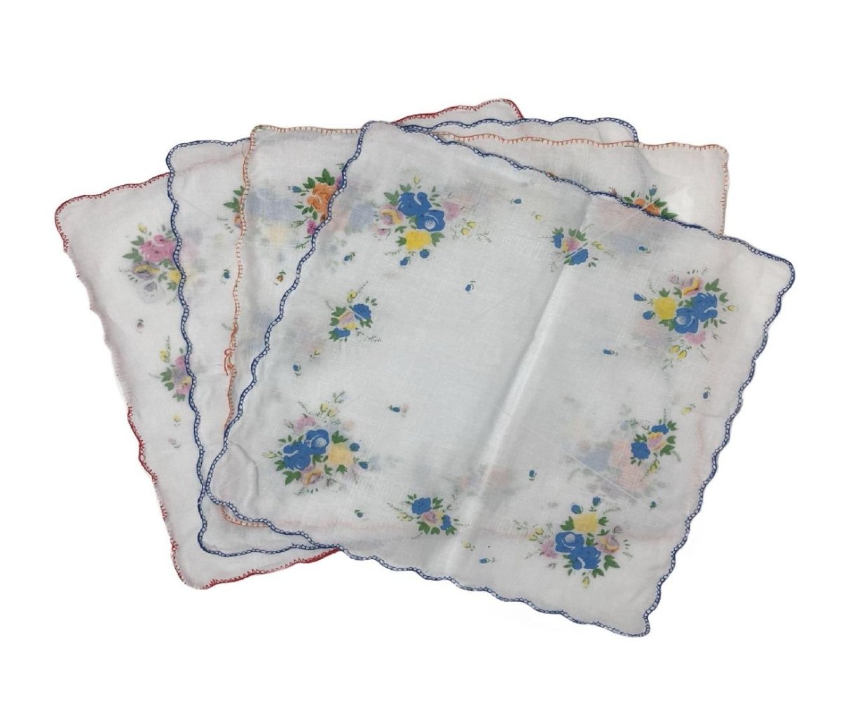 Вышивка платочек край