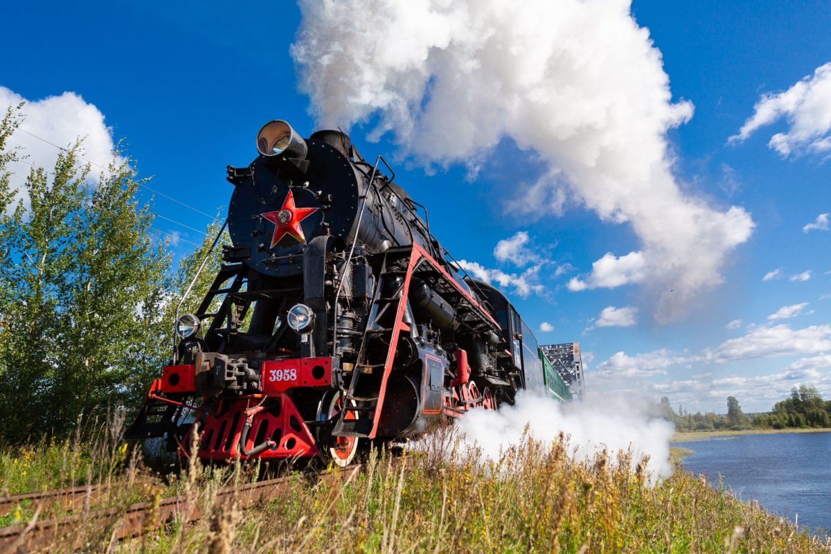 Ретро поезд Куженкино Осташков