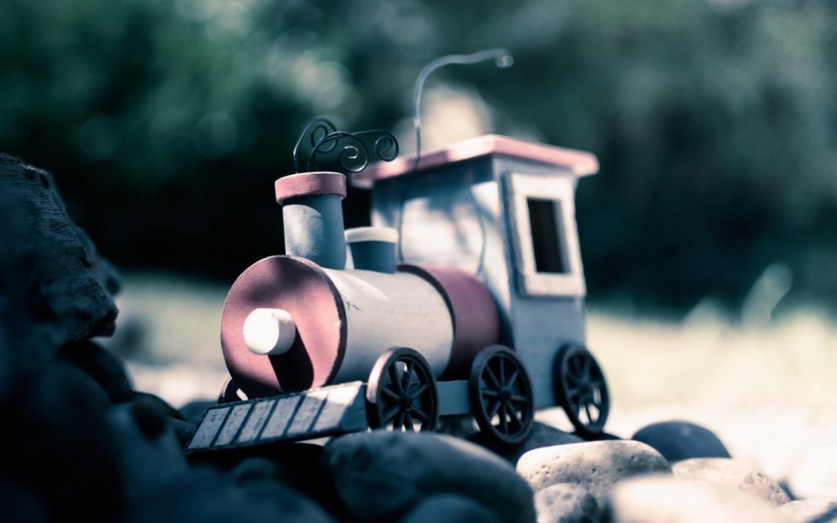 Красивый паровозик