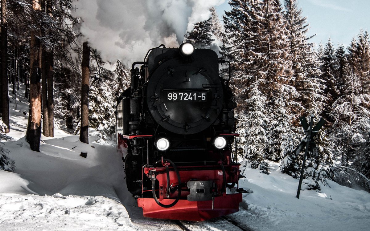 Поезд зимой