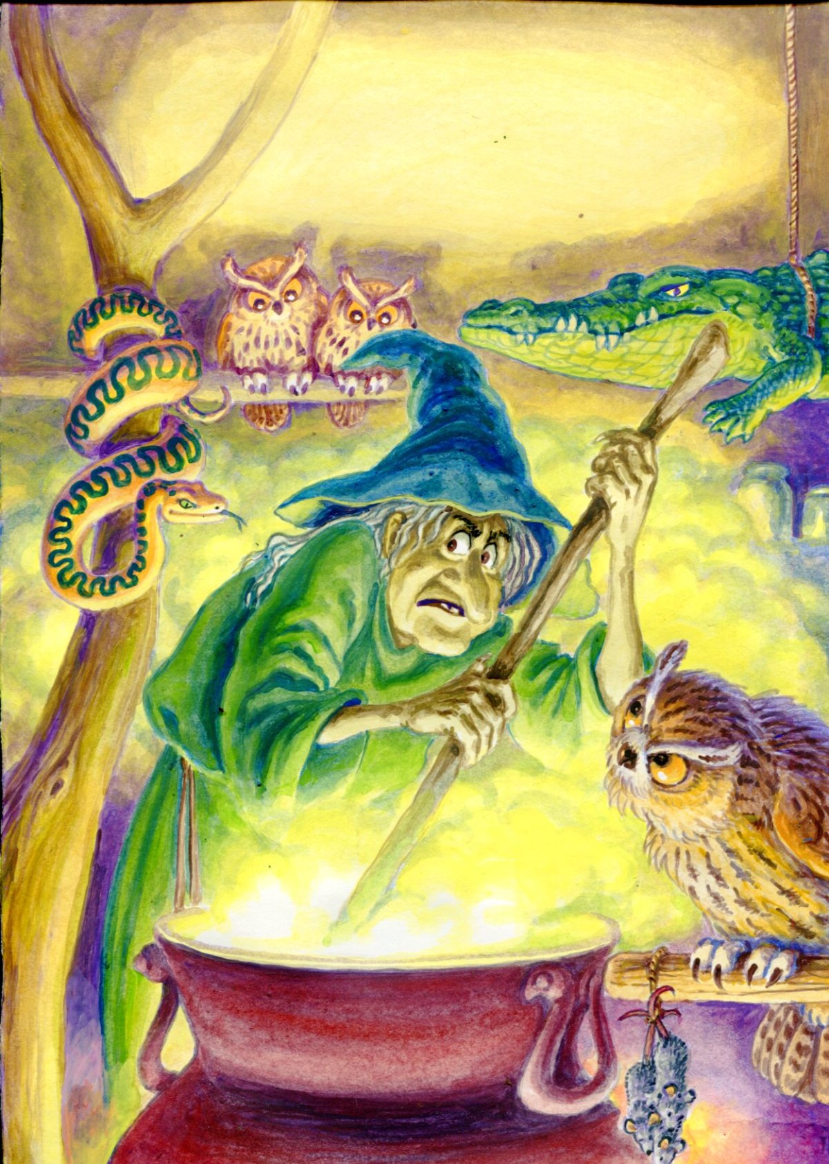 Баба Яга авторская кукла Катрушовой Татьяны