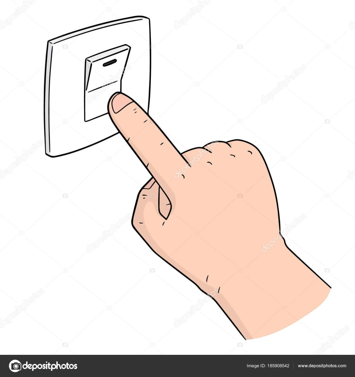 Выключатель раскраска для детей