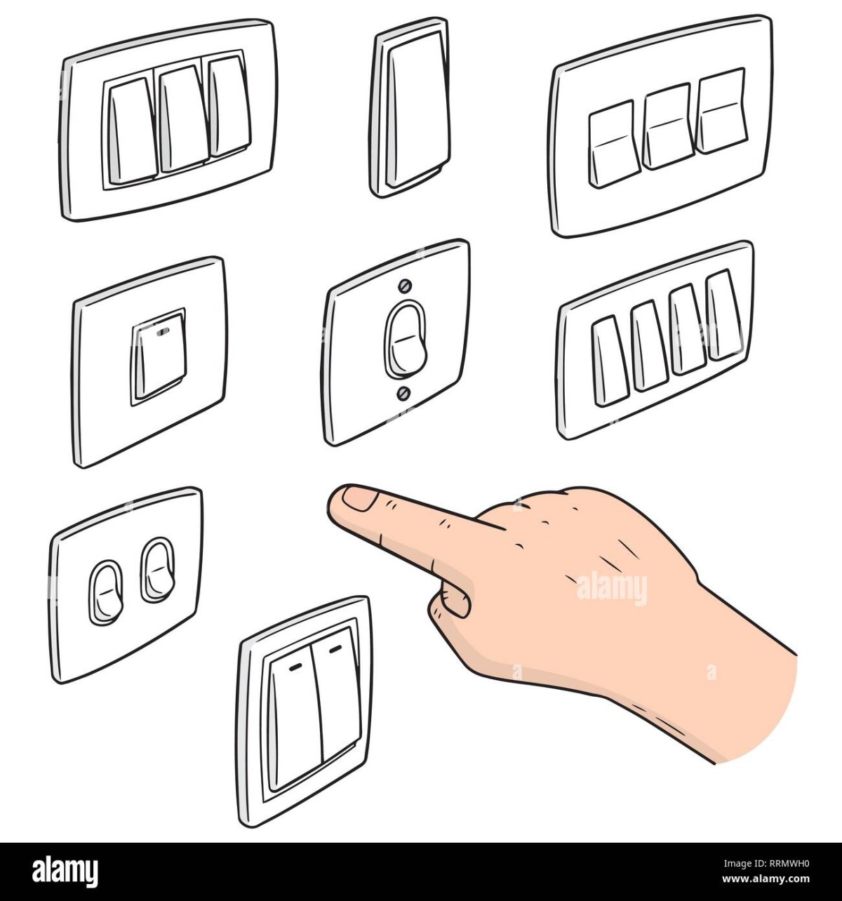 Выключатель нарисованный