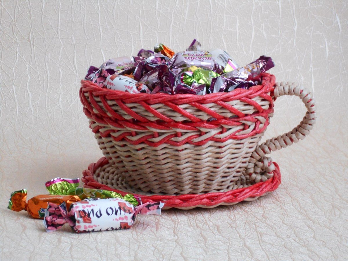 Плетение конфетницы Ирины Чирковой