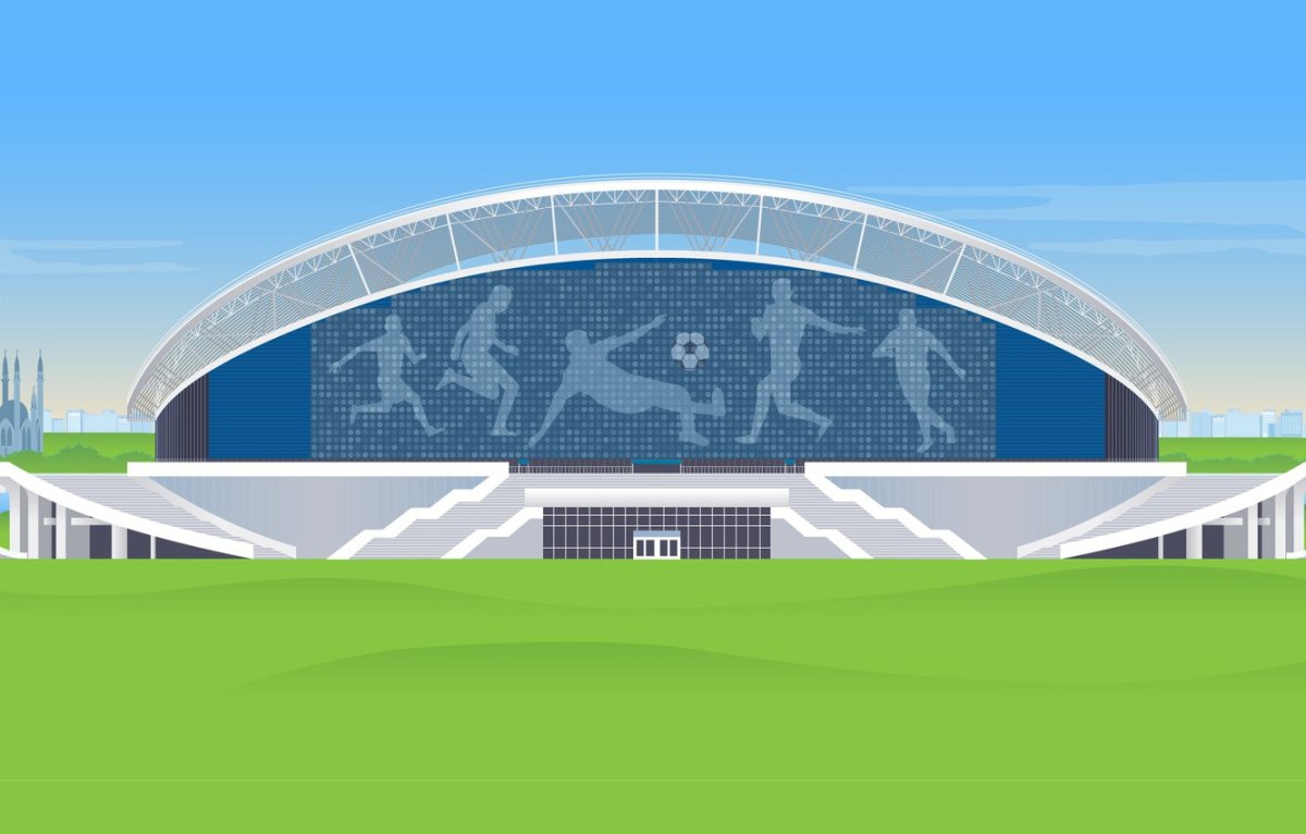 Футбольный стадион Маскат Казань