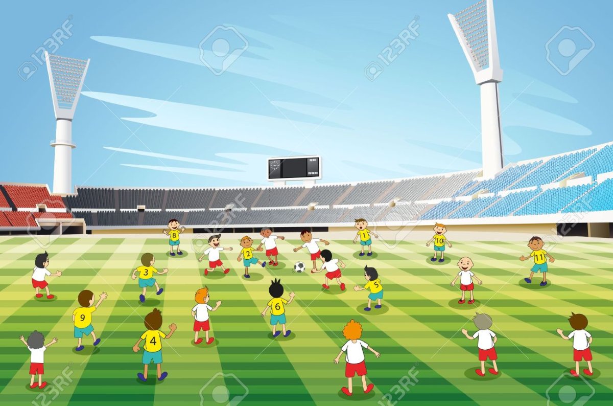 Универсальная спортивная площадка 28х15