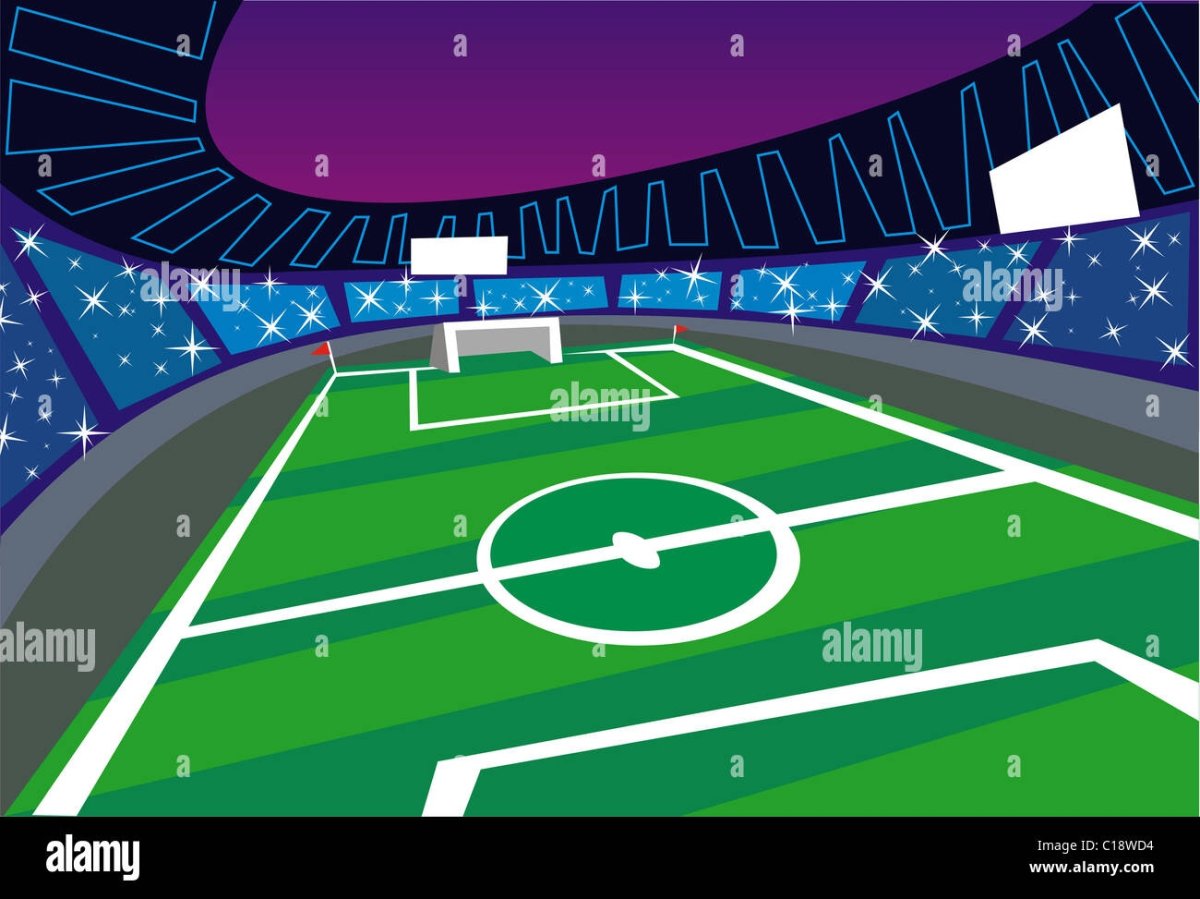 Стадион рисунок