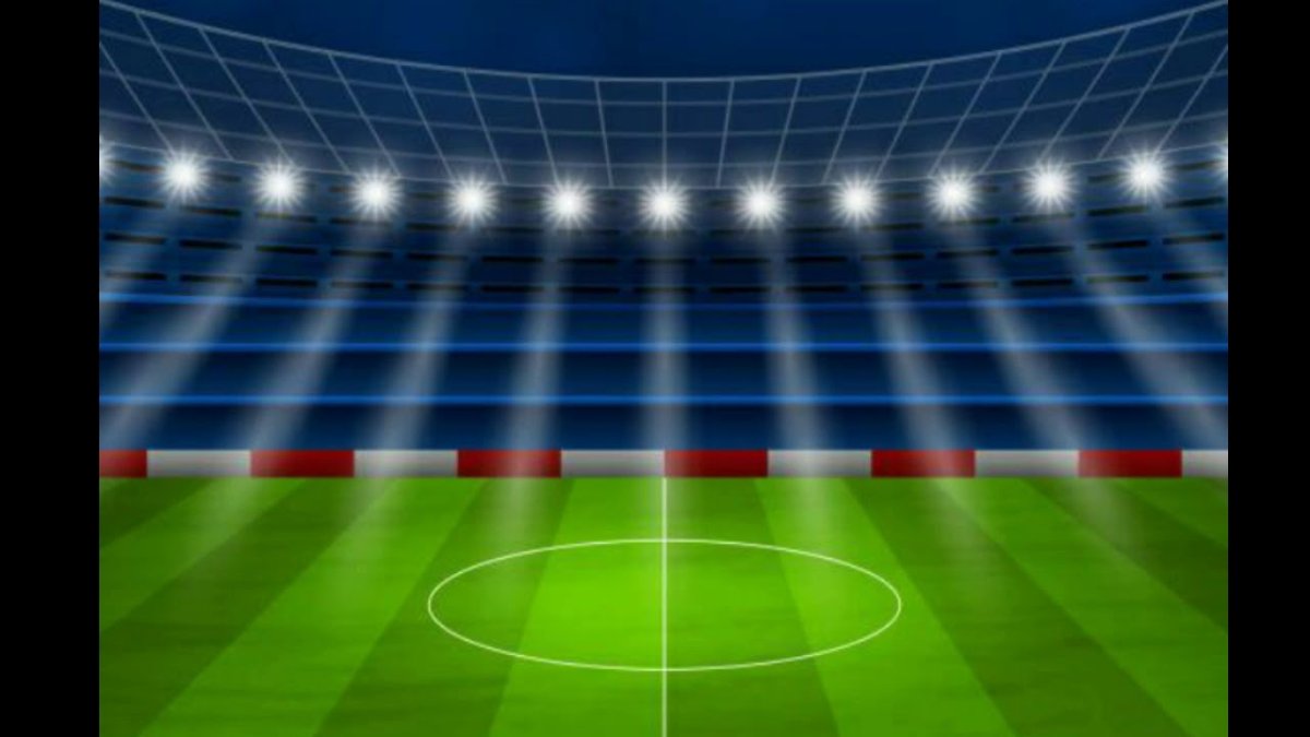 Футбольный стадион мультяшный