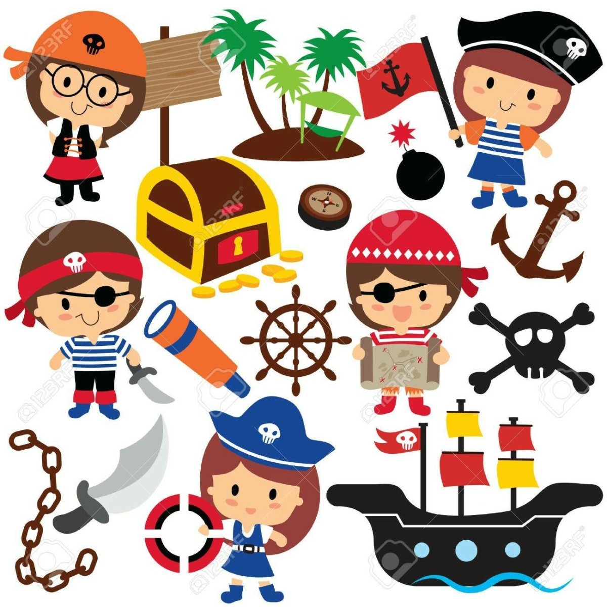 Пиратская тема для детей