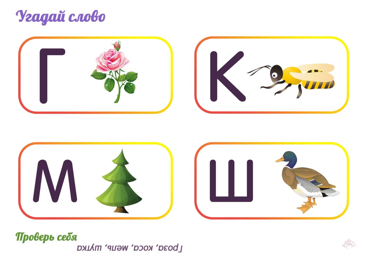 Отгадать ребус по картинке с ответами