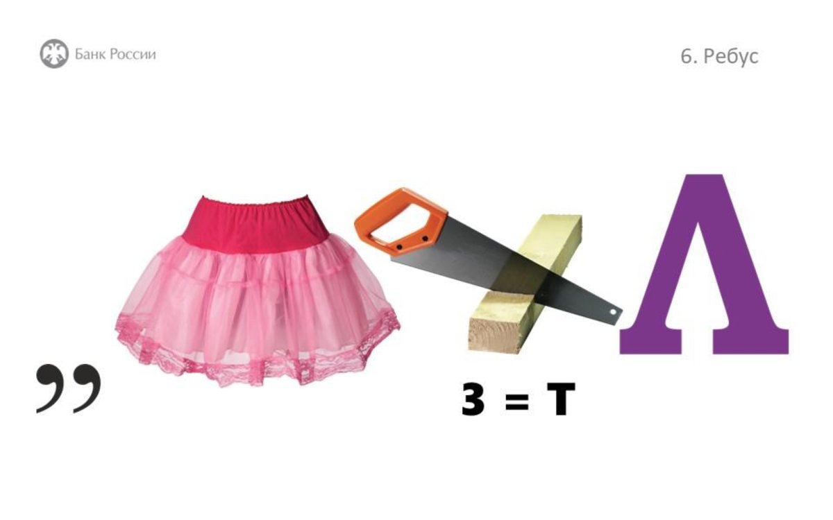 Загадки зашифрованные в ребусах