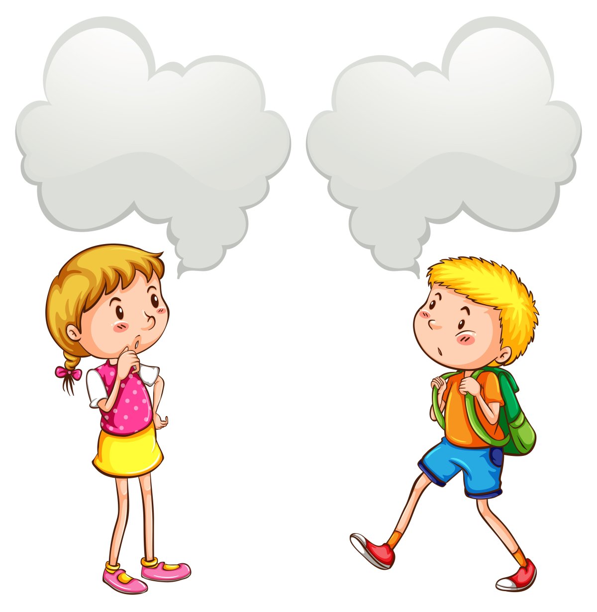 Диалог мальчика и девочки