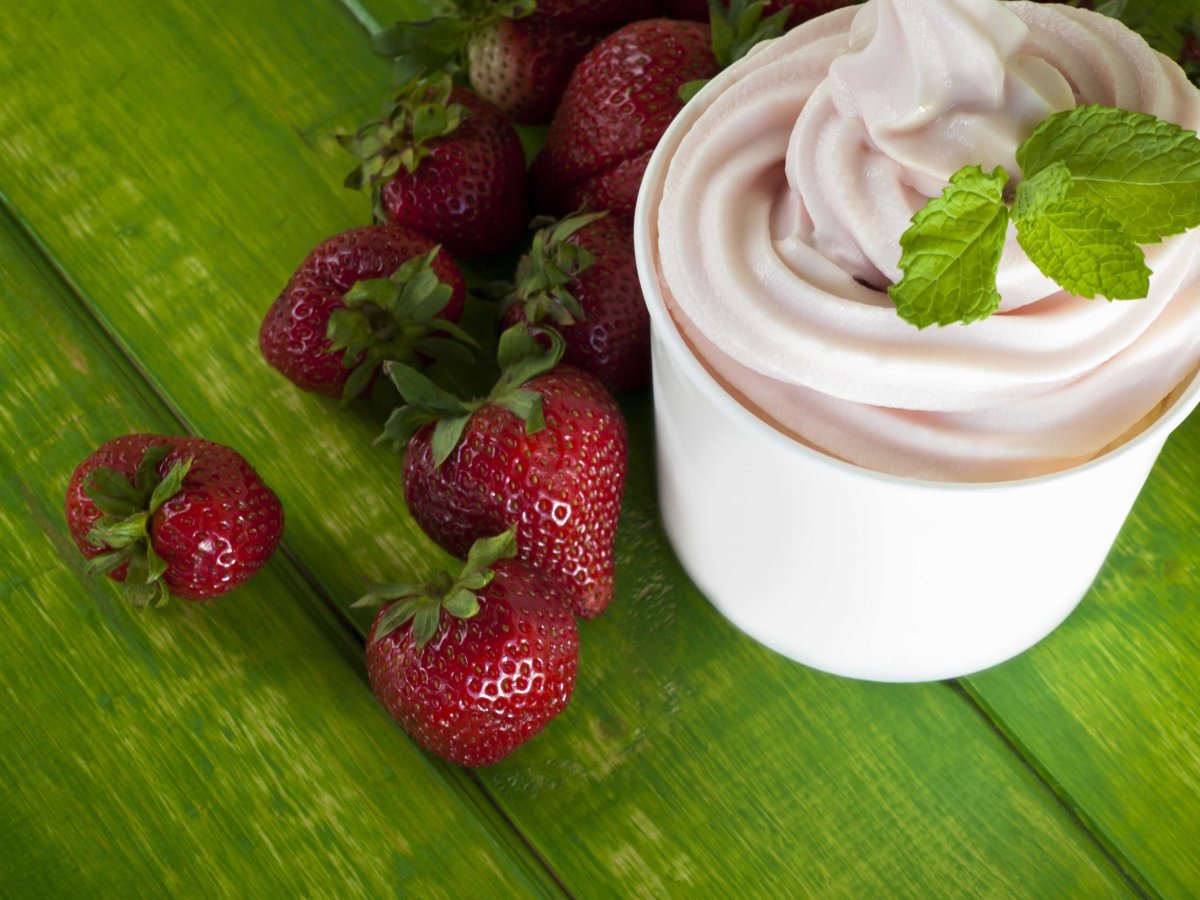 Йогурт вблизи красивая картинка