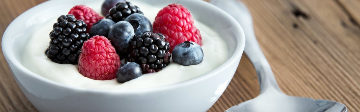 Трайфл с черникой