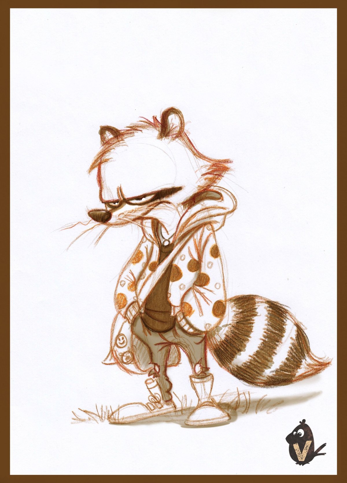 Мультяшные еноты