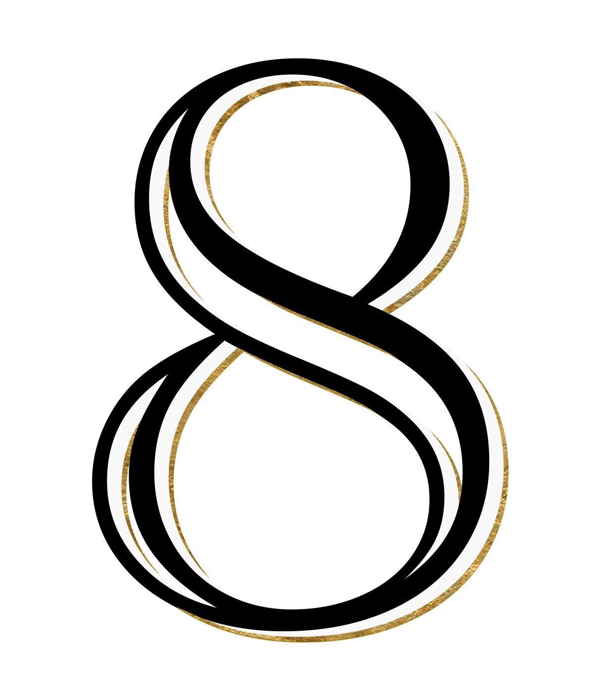 Цифра восемь смешная