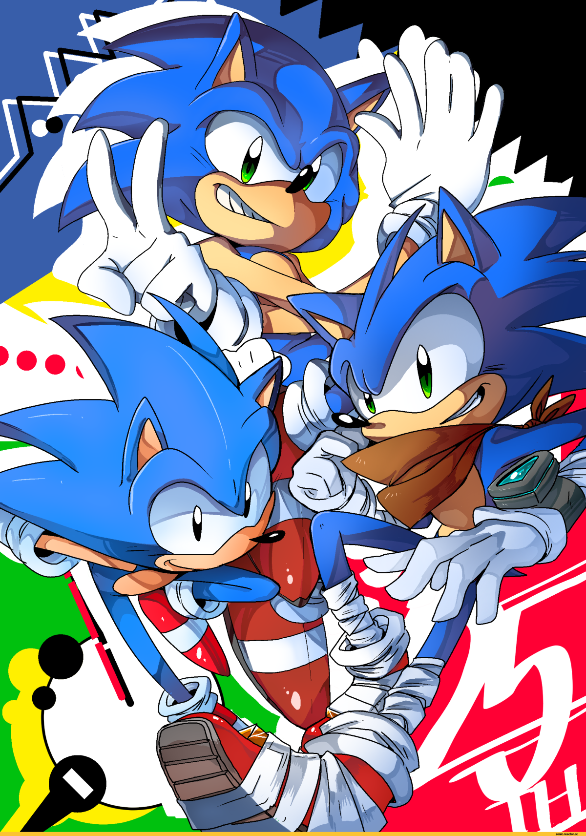 Classic Sonic & Modern Sonic комиксы