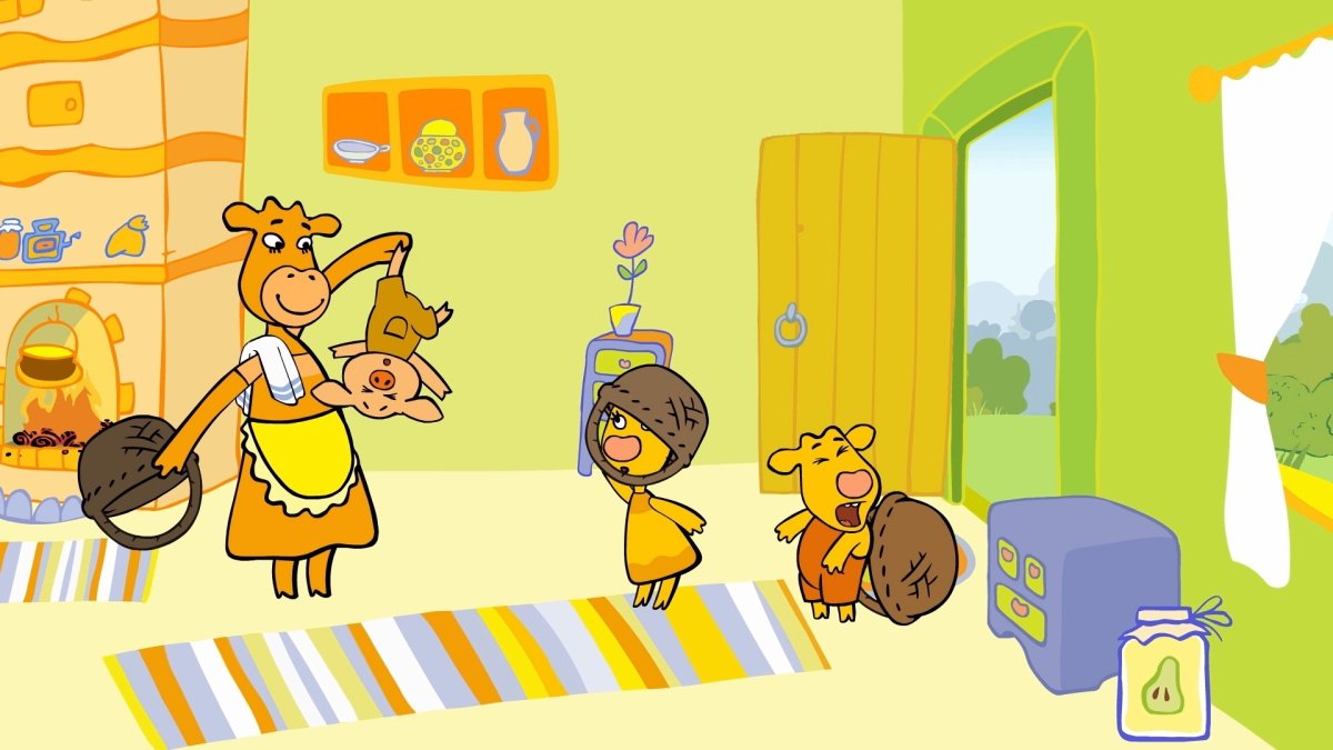 Оранжевая корова кораблик