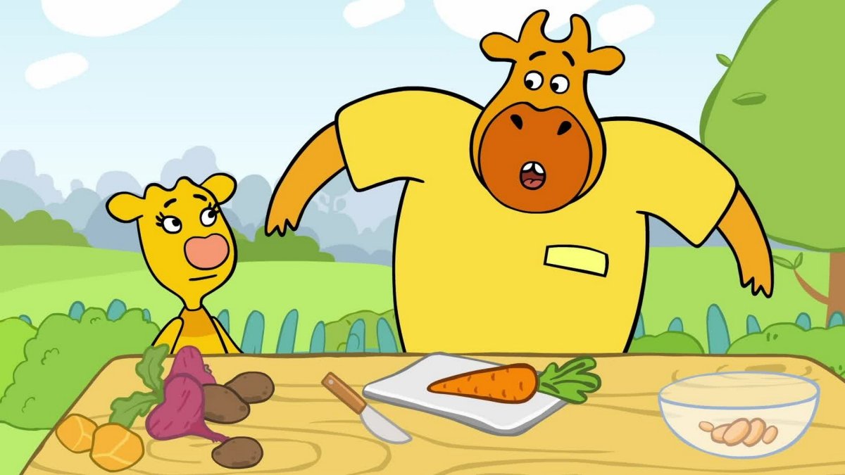 Оранжевая корова Кадр из мультика