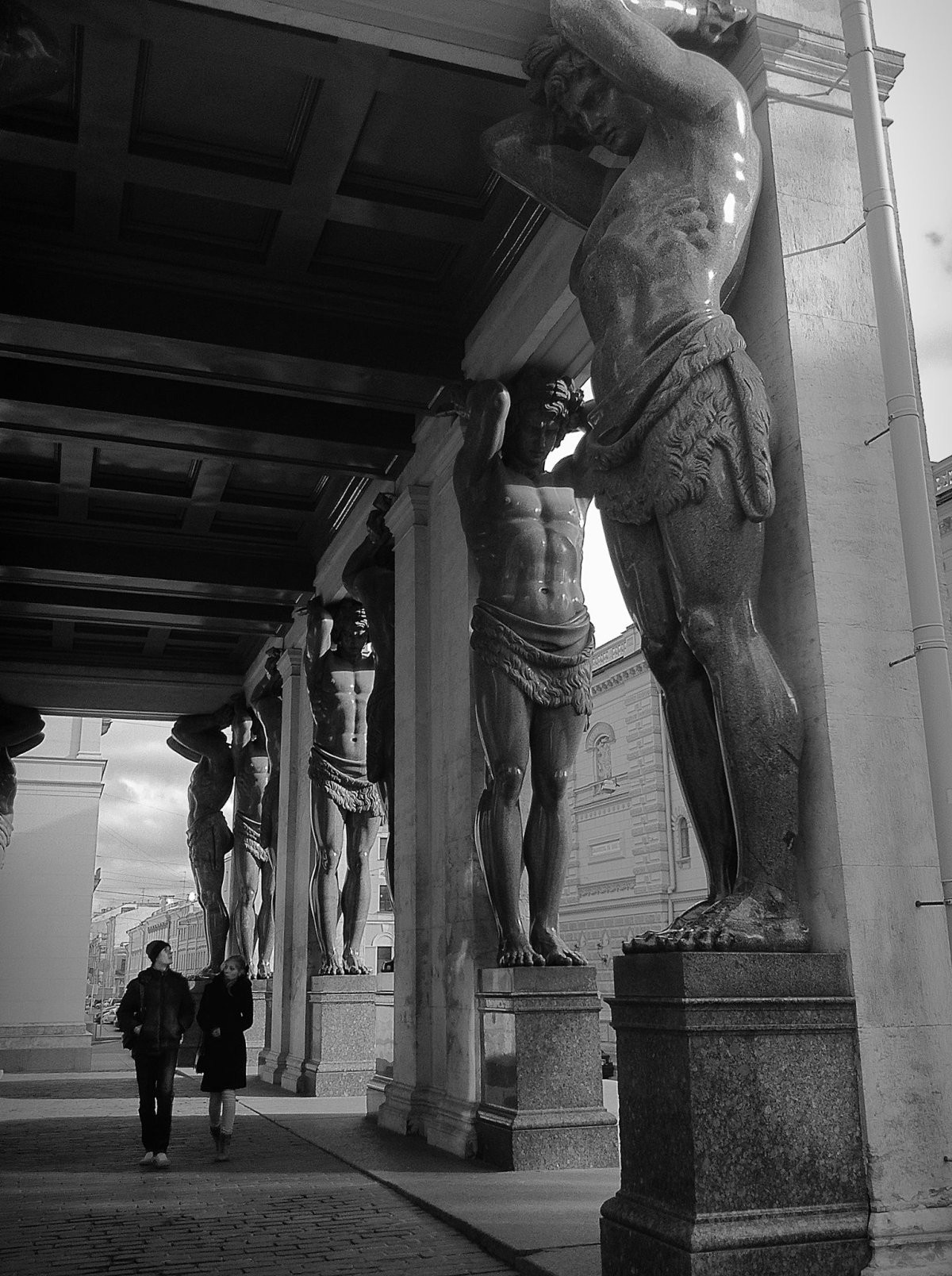 Эрмитаж Атланты в блокаду