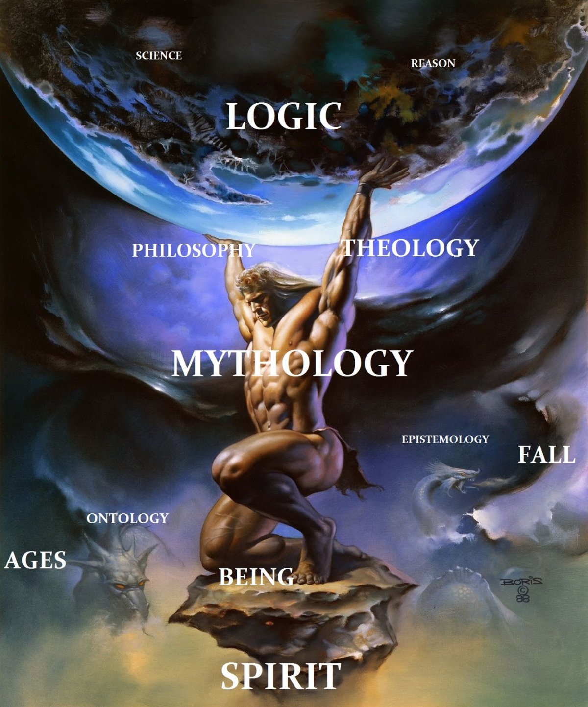 Атлант подпирающий небосвод