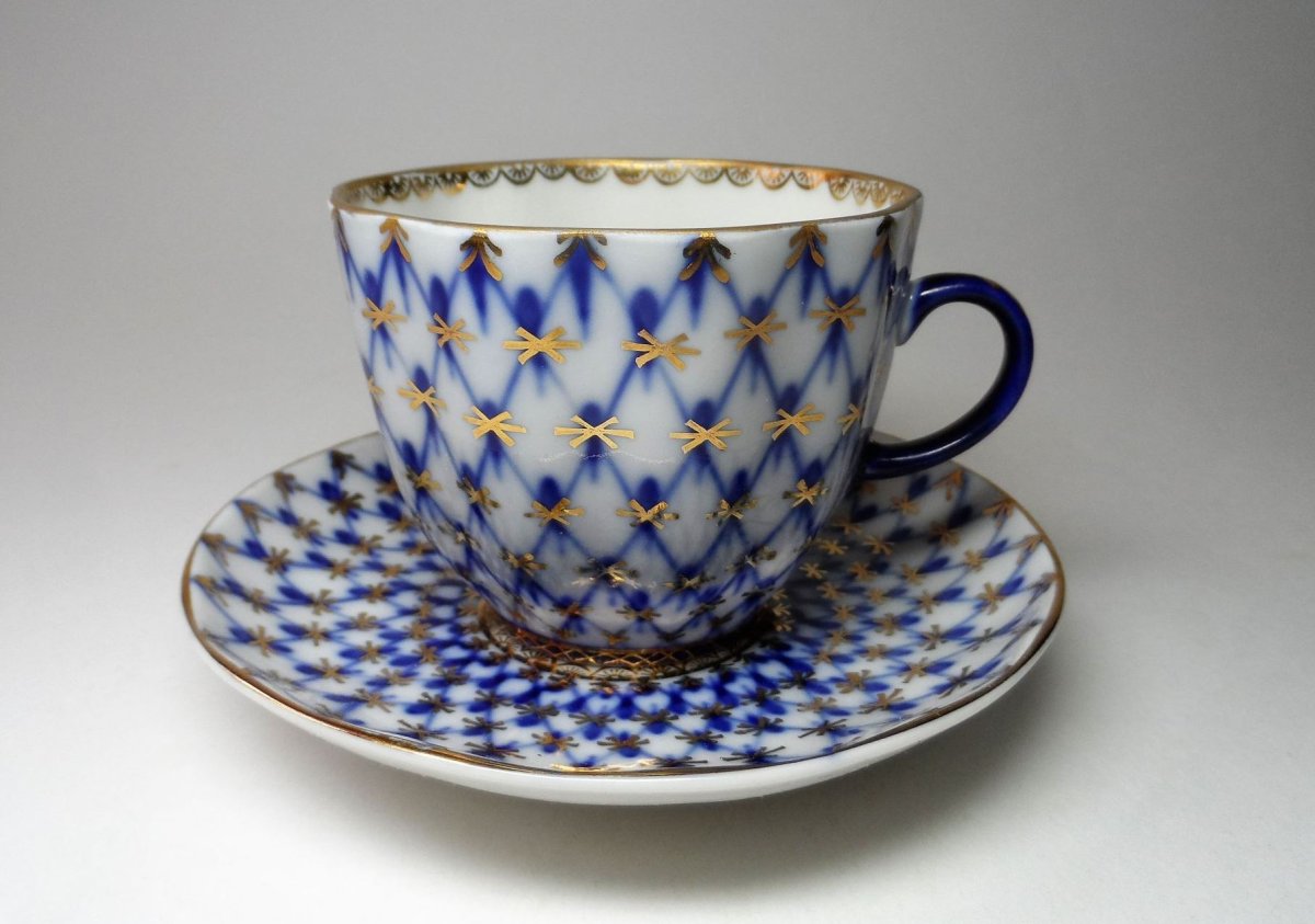 Императорский фарфор Кобальтовая сетка