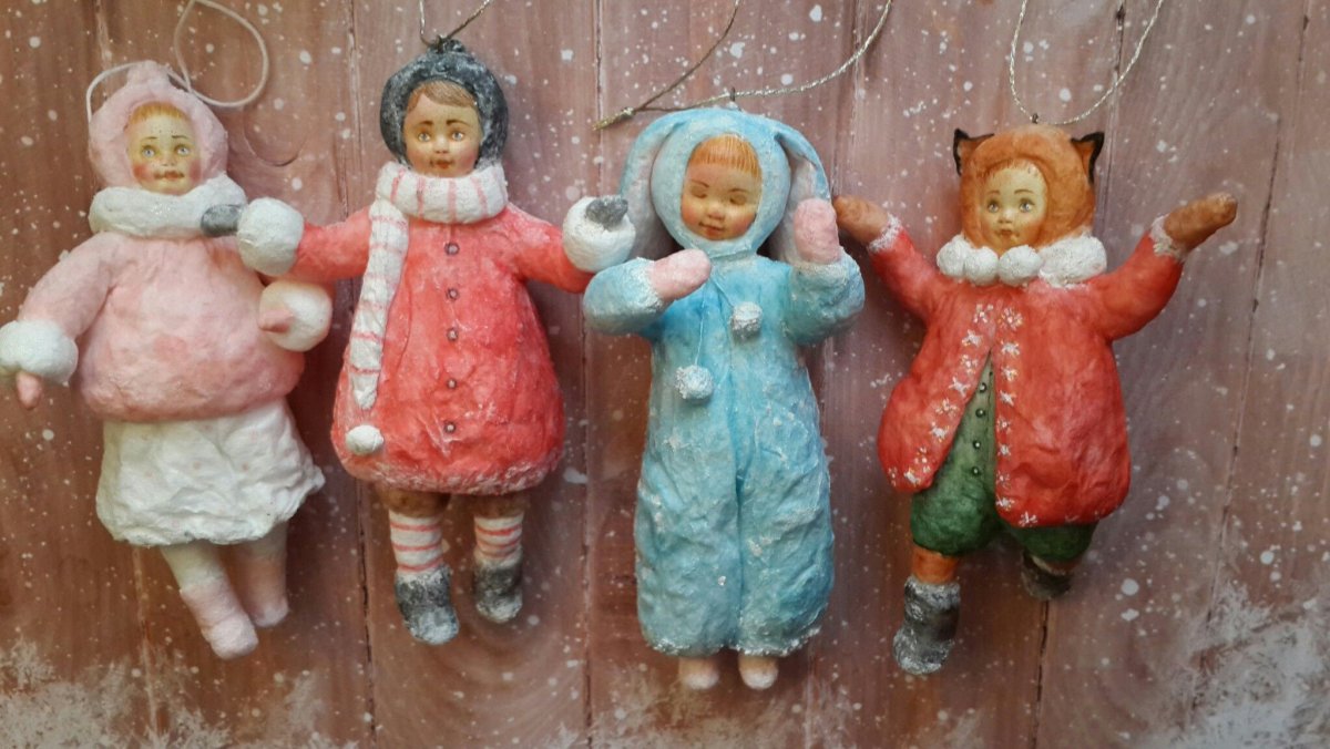 Ватные игрушки