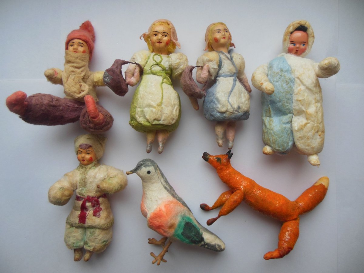 Дед Мороз фабрики Ленигрушка СССР