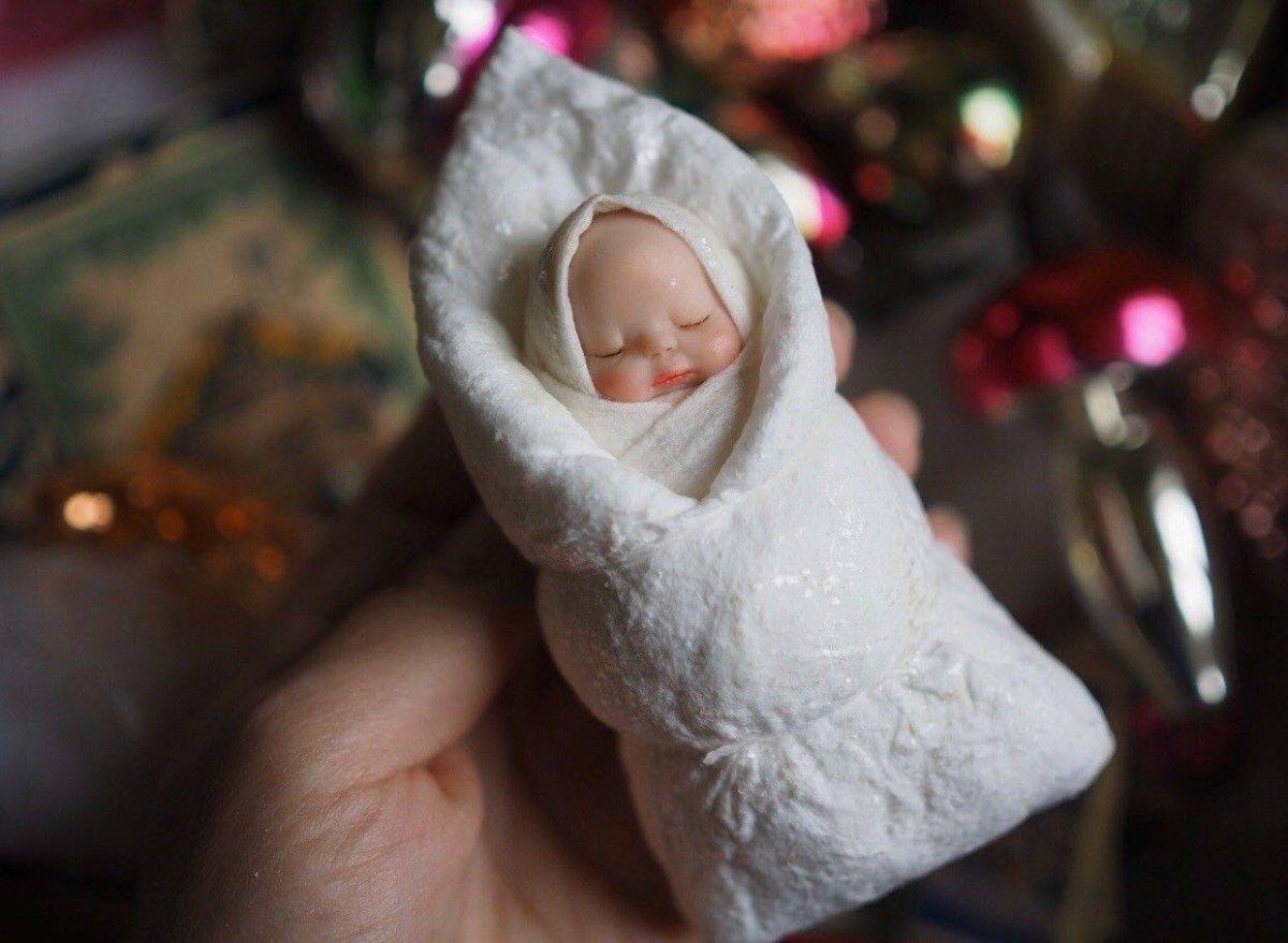 Игрушки из ваты мастер класс