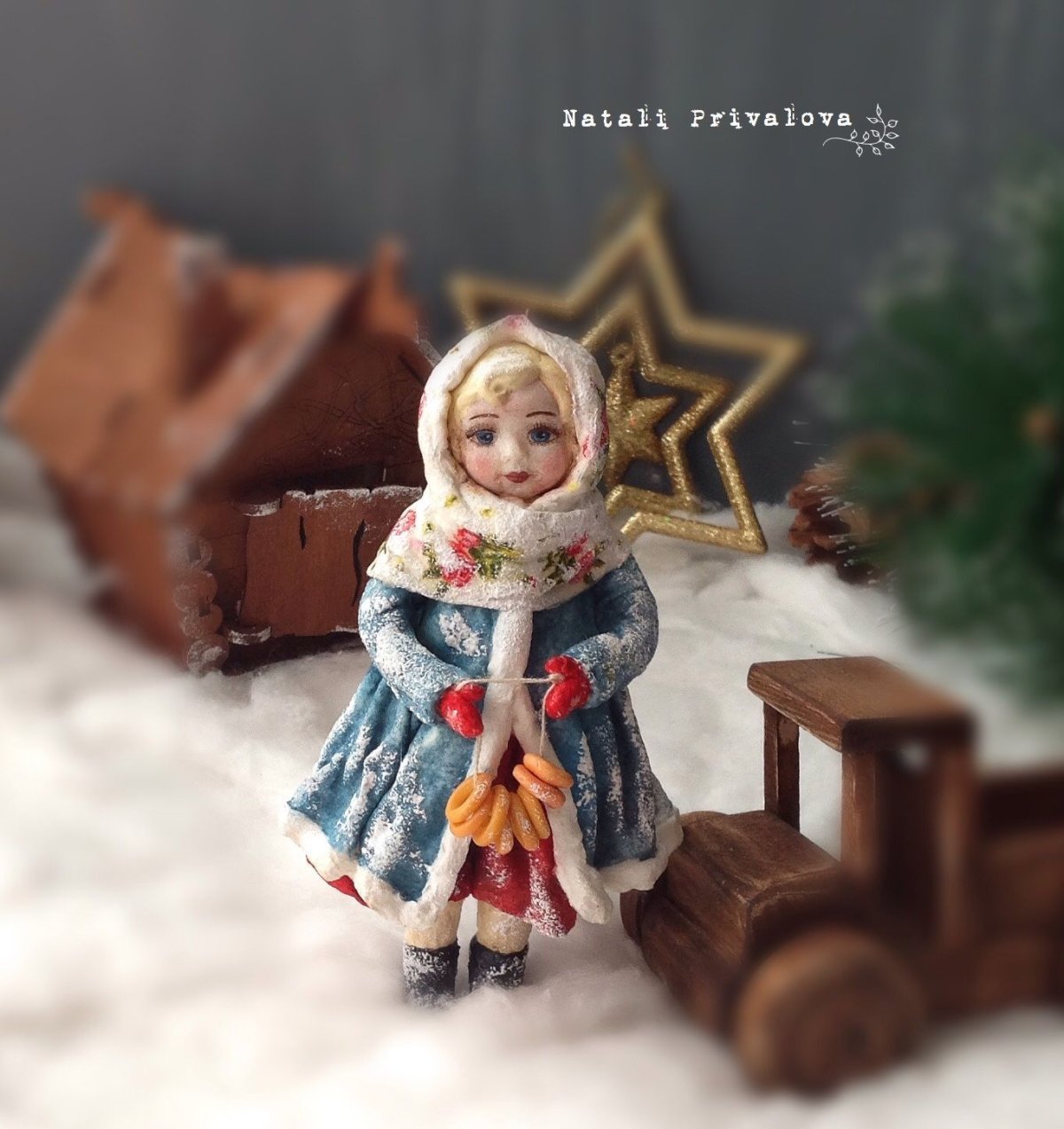 Раиса Футорняк ёлочные игрушки из ваты