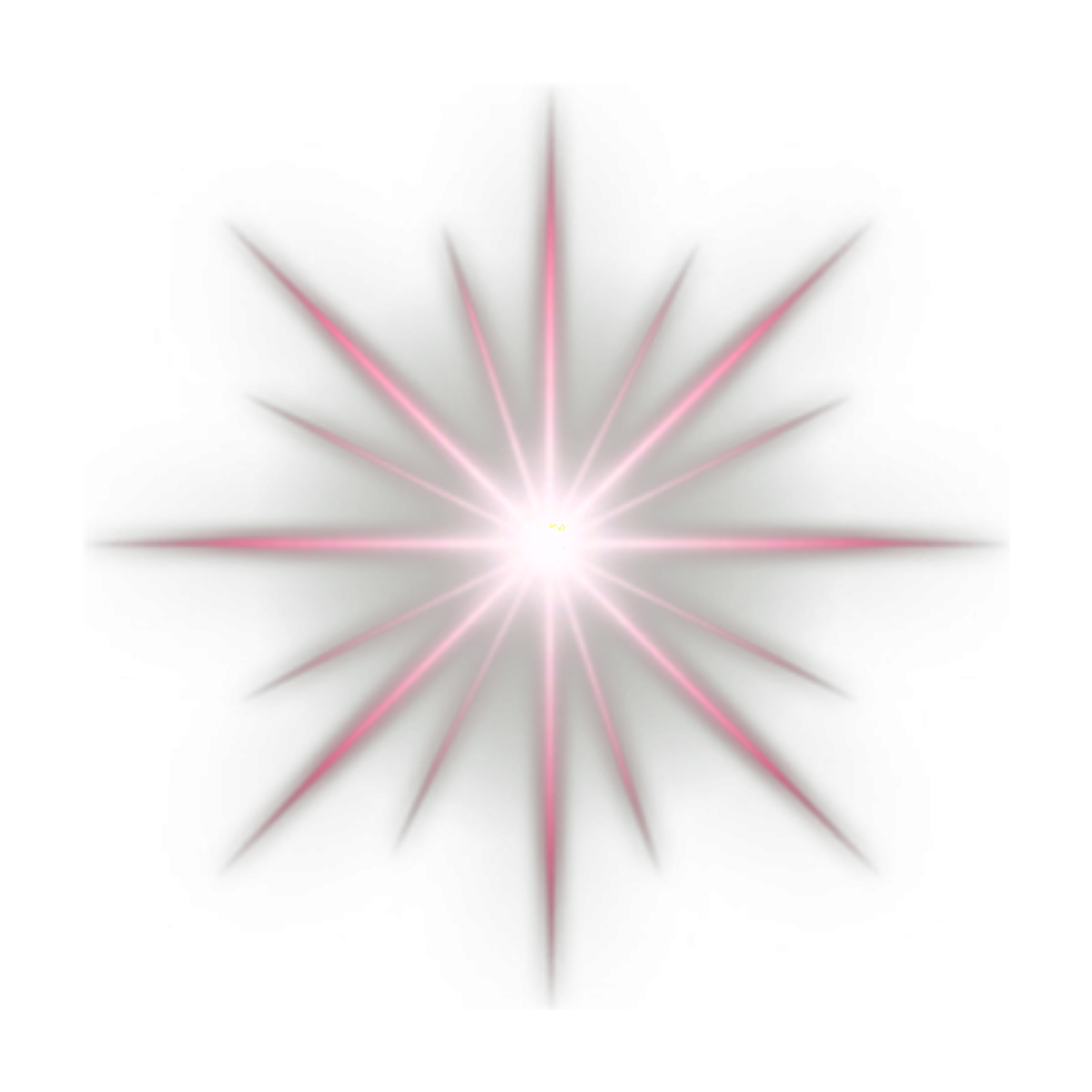 Сияющая звезда на прозрачном фоне